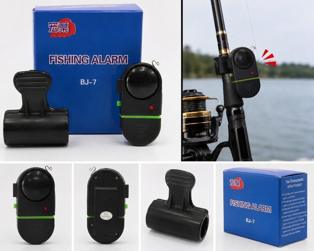 BJ-7 Electronic Fishing Bite Alarm with Sound & Light Alert
